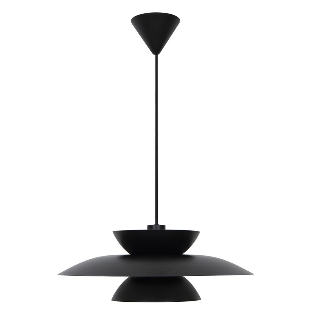 Nordlux Černé kovové závěsné světlo Carmen 45 cm