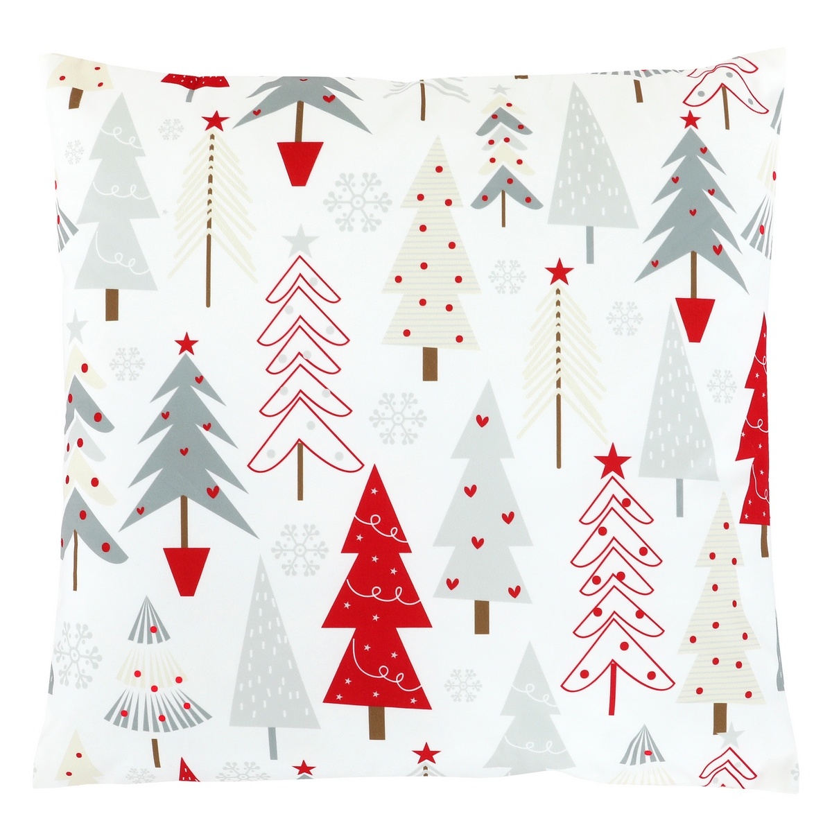 Polštář s výplní Vánoční stromky