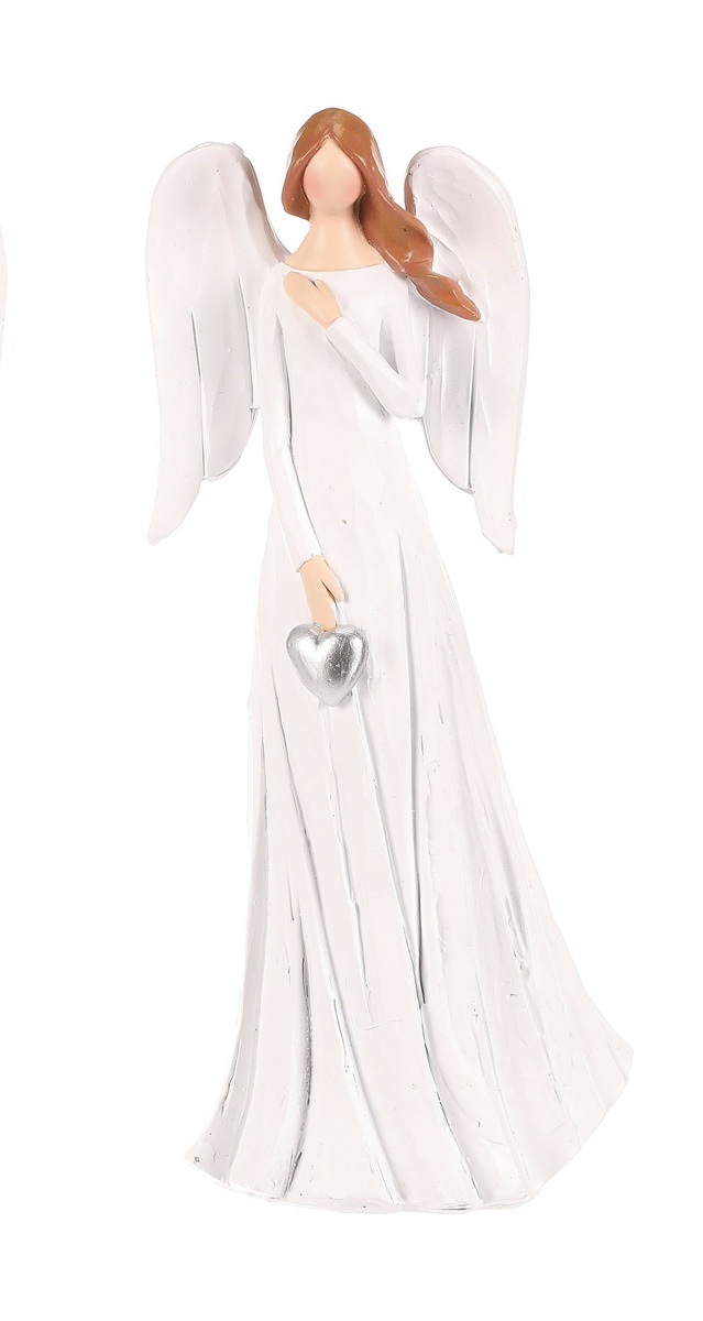 Polyresinový Anděl srdce v dlaních