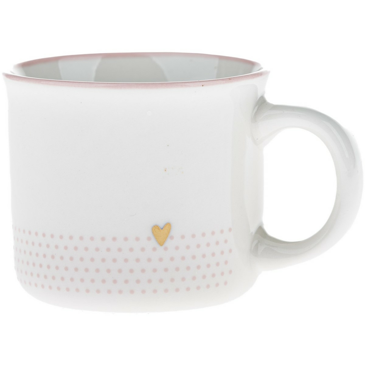 Porcelánový hrnek Zlaté srdíčko 100 ml