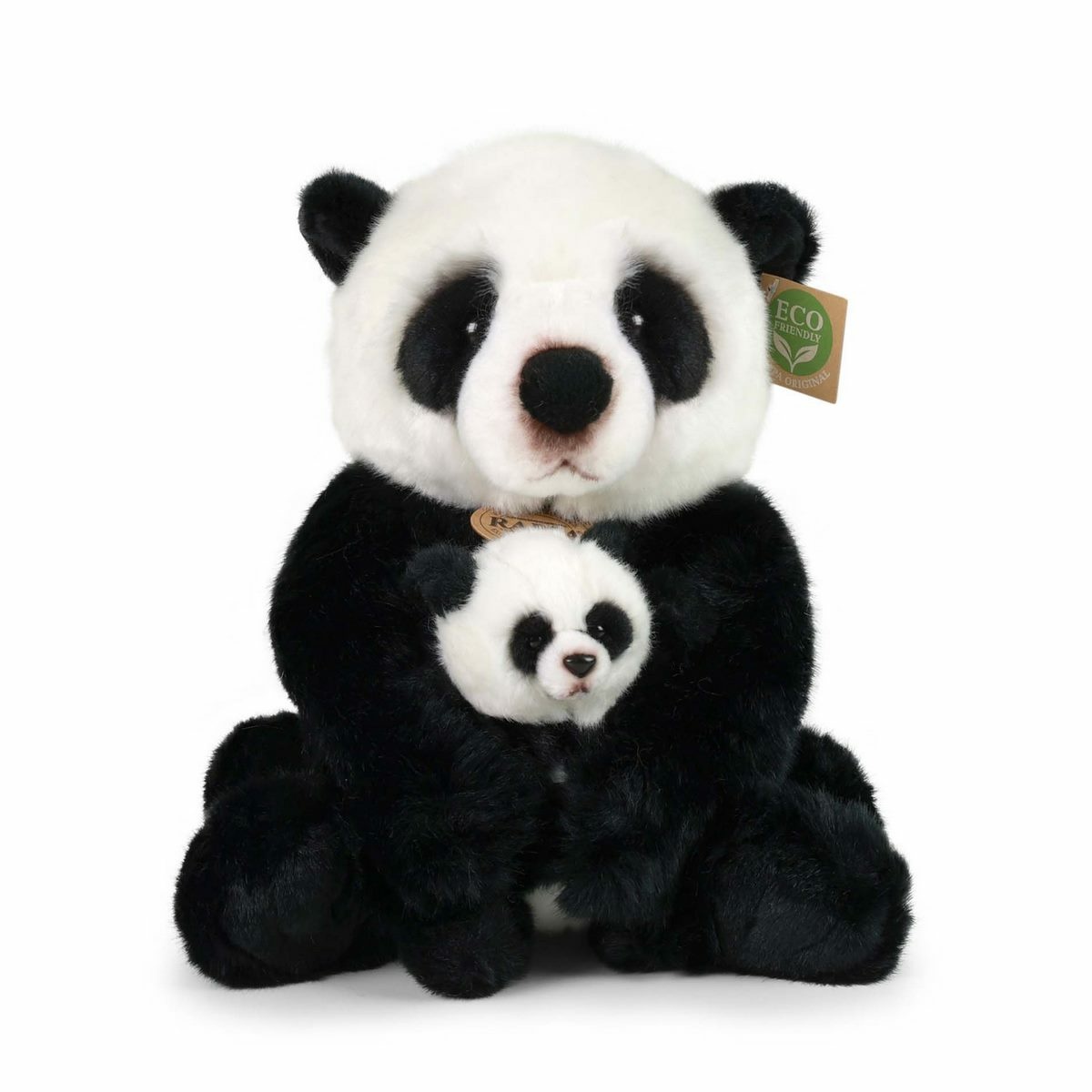 Rappa Plyšová panda s mládětem 27 cm ECO-FRIENDLY Rappa