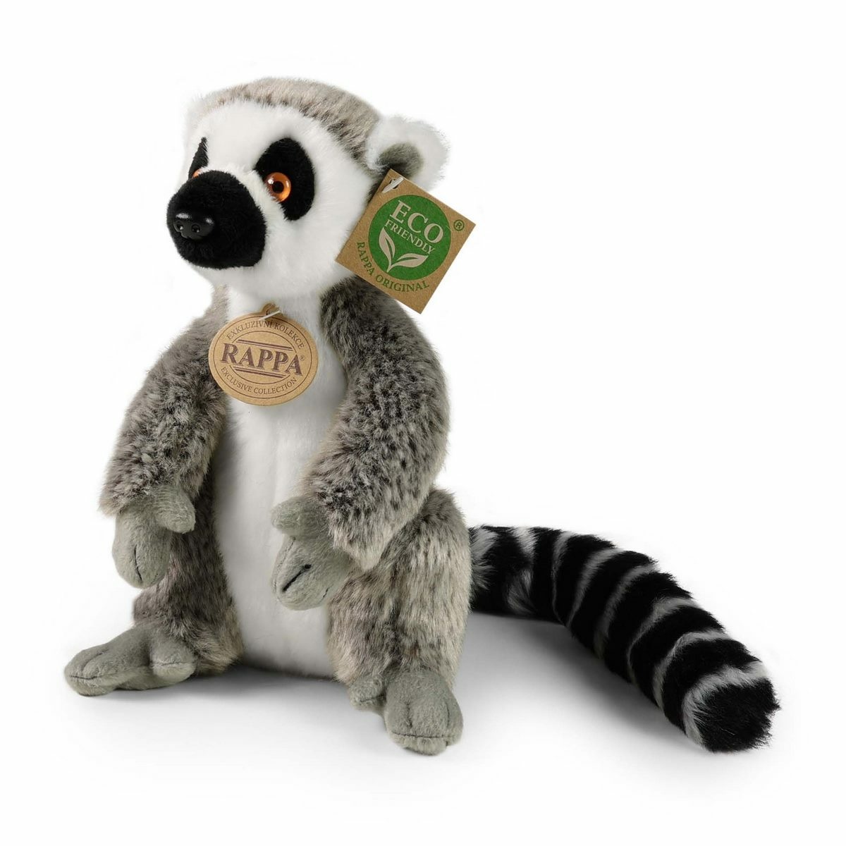 Rappa Plyšový lemur 22 cm ECO-FRIENDLY Rappa