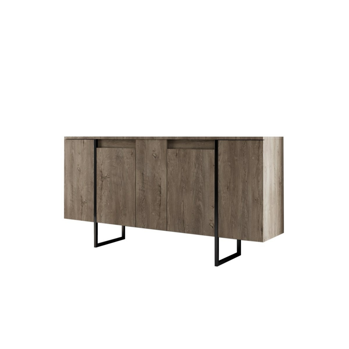 Skříňka Luxe Walnut and Black Hanah Home