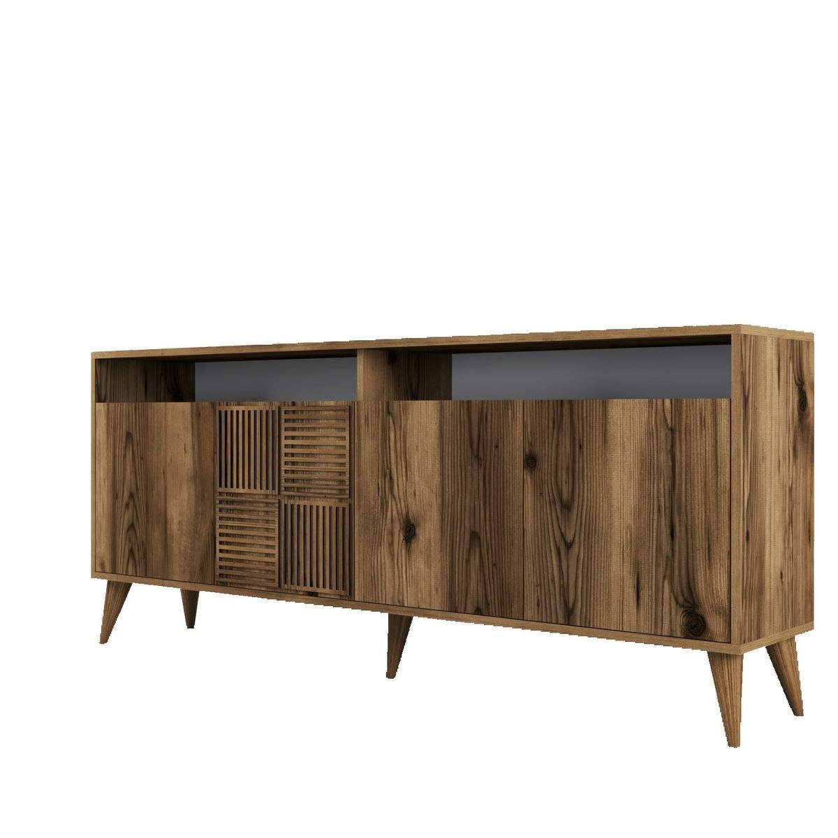 Skříňka Milan 2 Walnut Hanah Home