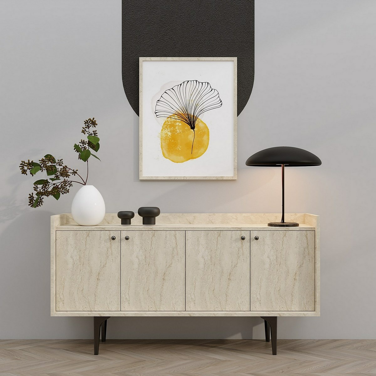 Skříňka Navi Travertine Hanah Home