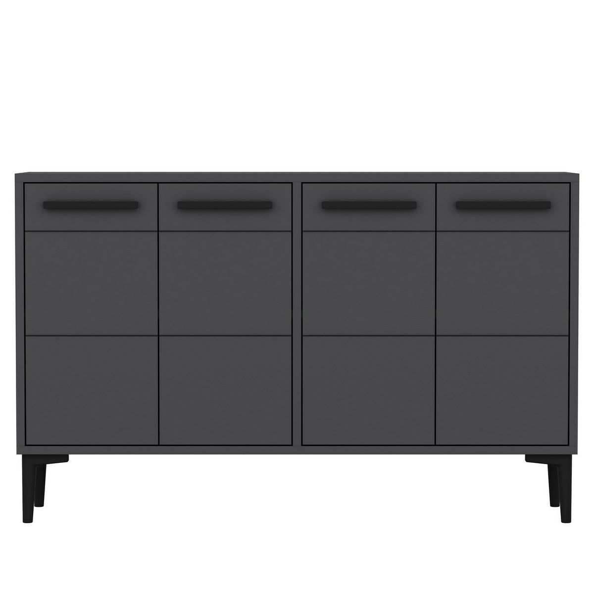 Skříňka Stria Anthracite Hanah Home