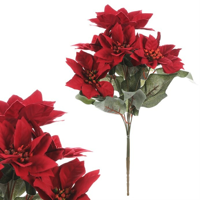 Umělá kytice Vánoční růže