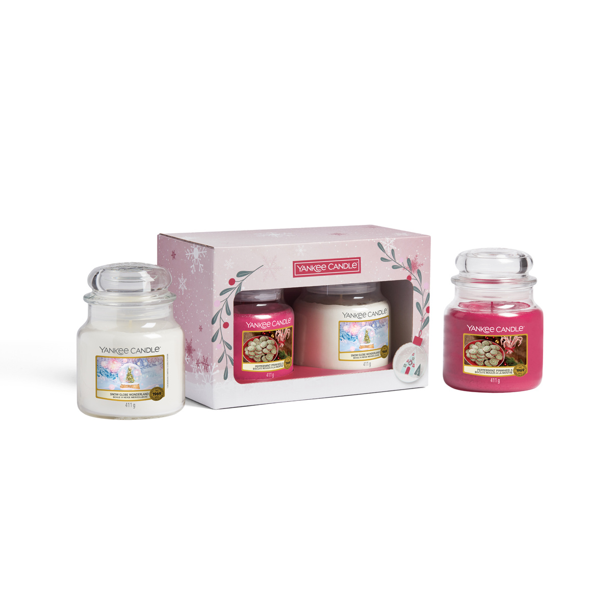 Yankee Candle Vánoční dárková sada 2 středních svíček Classic Yankee Candle