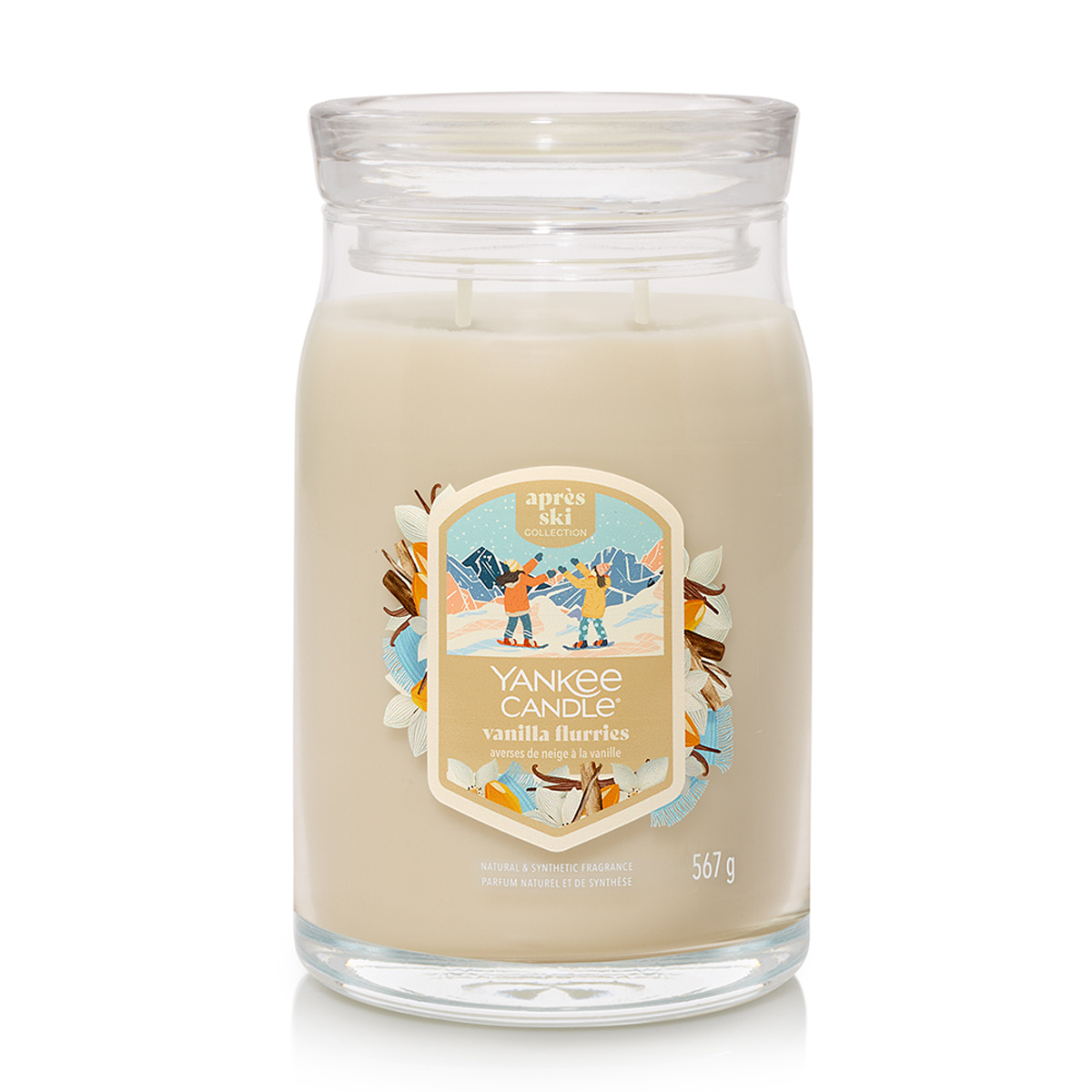 Yankee Candle Vonná svíčka velká Signature Vanilla Flurries