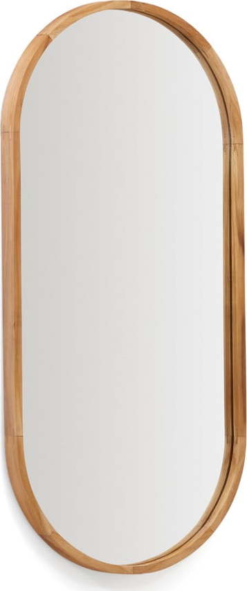 Nástěnné zrcadlo s dřevěným rámem 45x95 cm Magda – Kave Home
