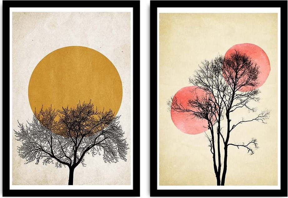 Obrazy v sadě 2 ks 36x51 cm – Wallity