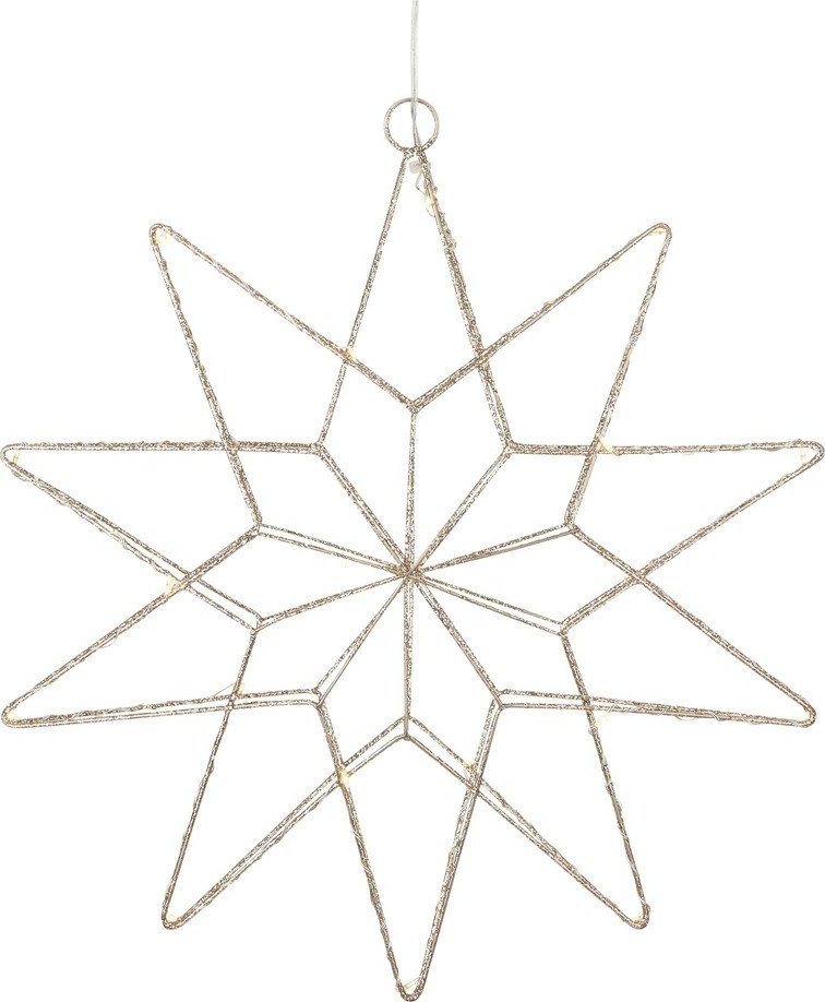 Světelná dekorace s vánočním motivem ve zlaté barvě ø 31 cm Gleam – Markslöjd