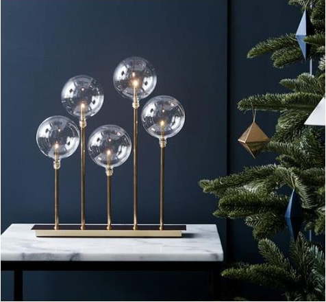 Vánoční světelná dekorace ve zlaté barvě – Markslöjd