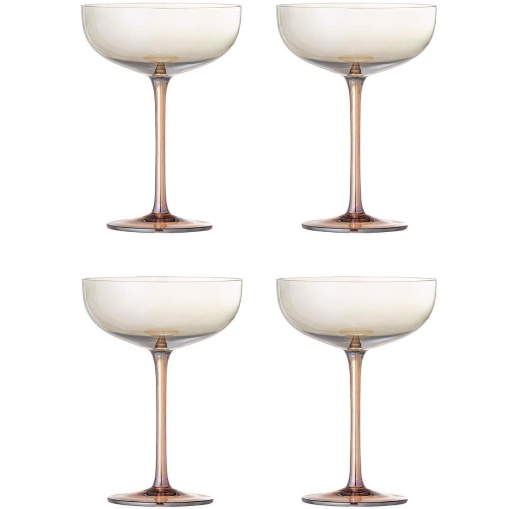 Bloomingville Sada čtyř koktejlových sklenic Aston 325 ml