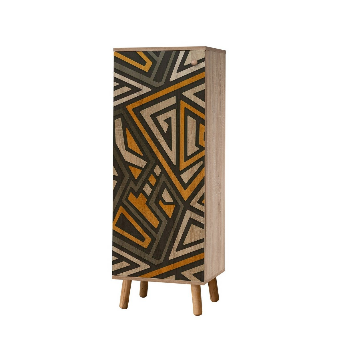 Botník Mega Sonoma Oak Triangle Hanah Home