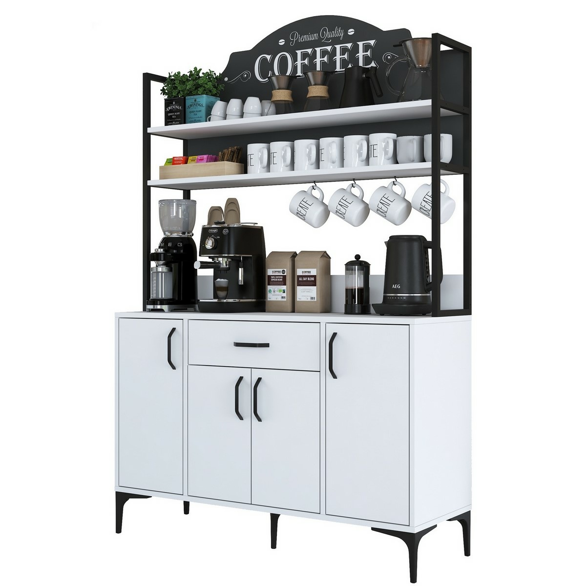 Skříň Jezy White Hanah Home