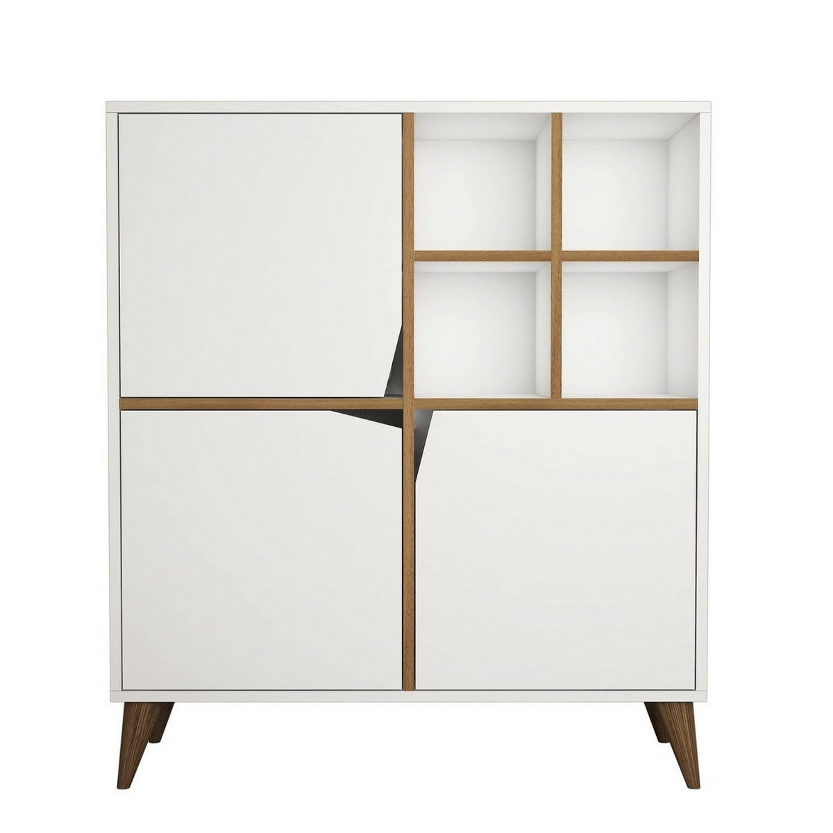 Skříňka Pulse White and Walnut Hanah Home