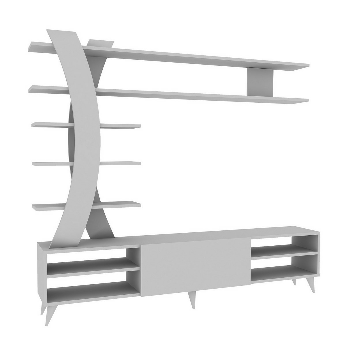 Televizní stěna Duru White Hanah Home