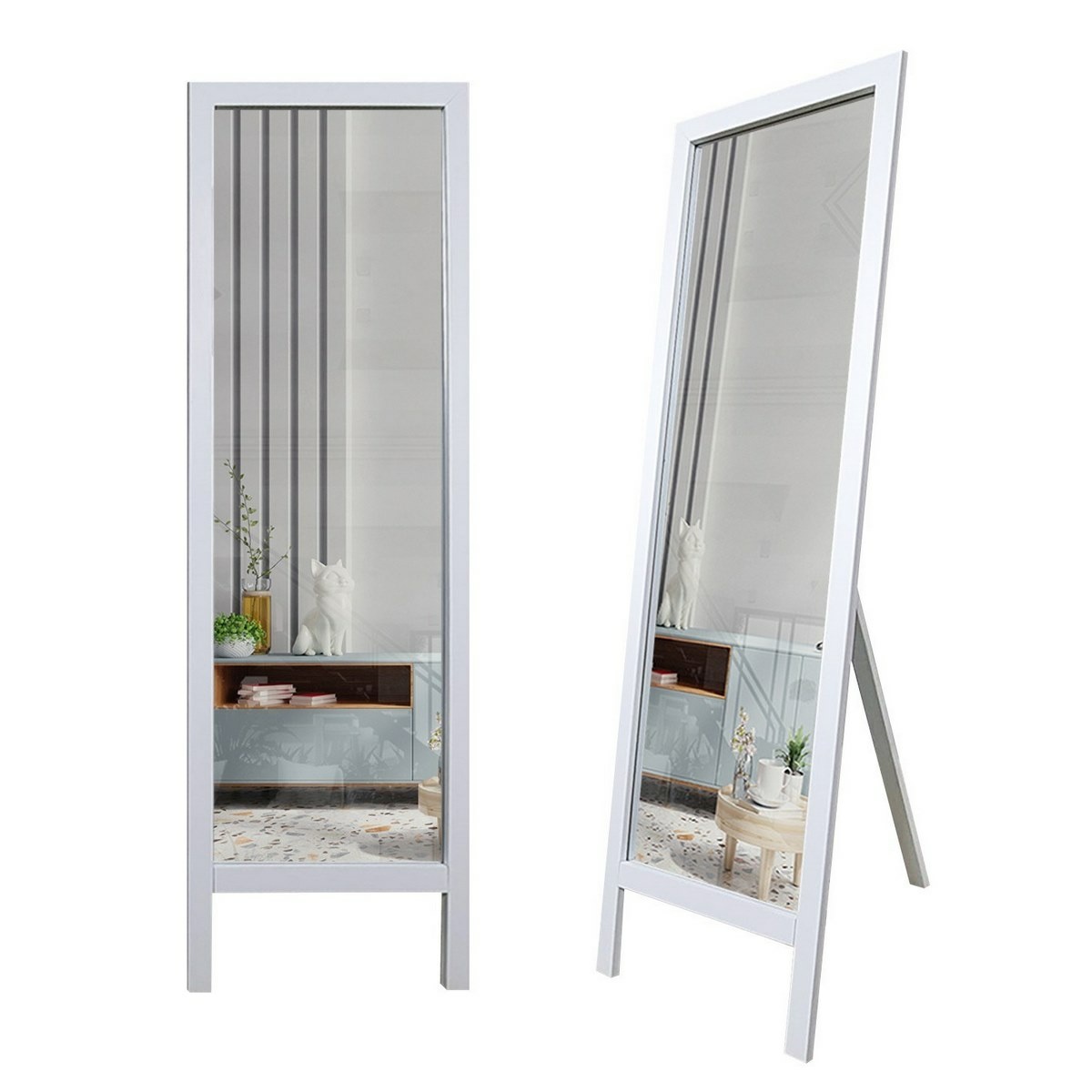 Zrcadlo Cheval White Hanah Home