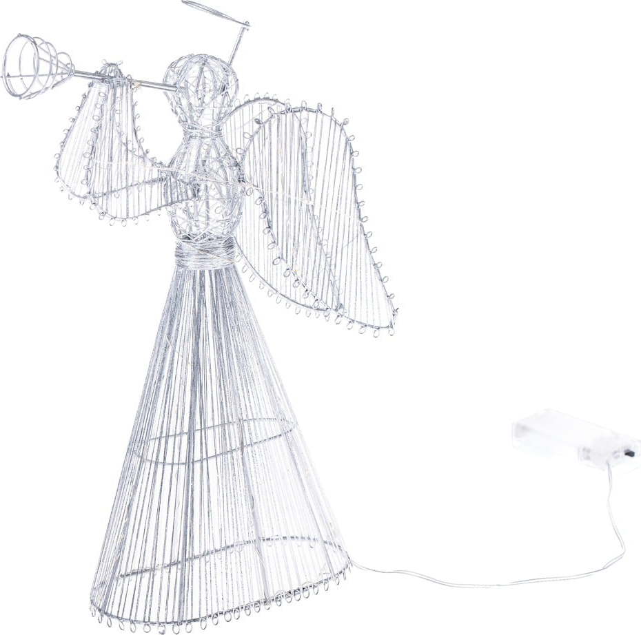 Bílá světelná dekorace na baterky Angel – Dakls