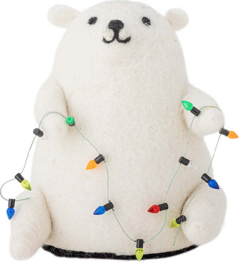 Bílá světelná dekorace Wally – Bloomingville