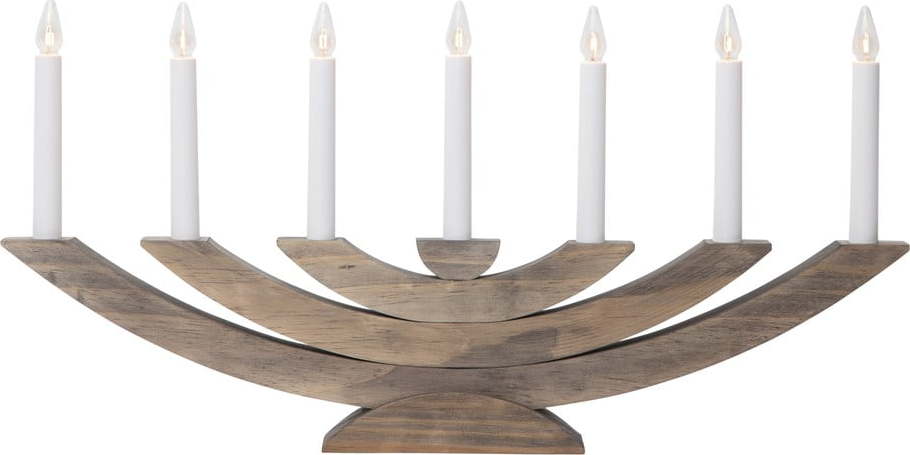 Hnědá vánoční světelná dekorace Navida – Star Trading