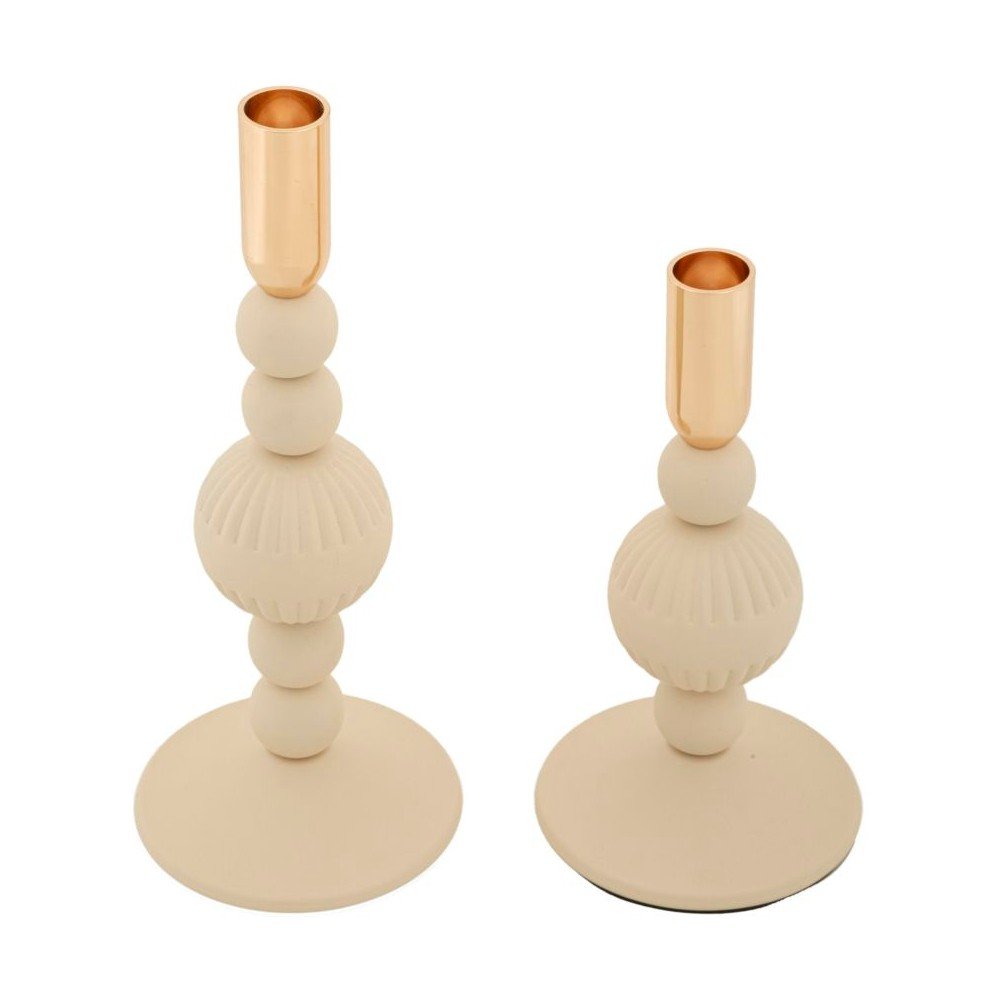 Kovové svícny v sadě 2 ks Aster – Mauro Ferretti