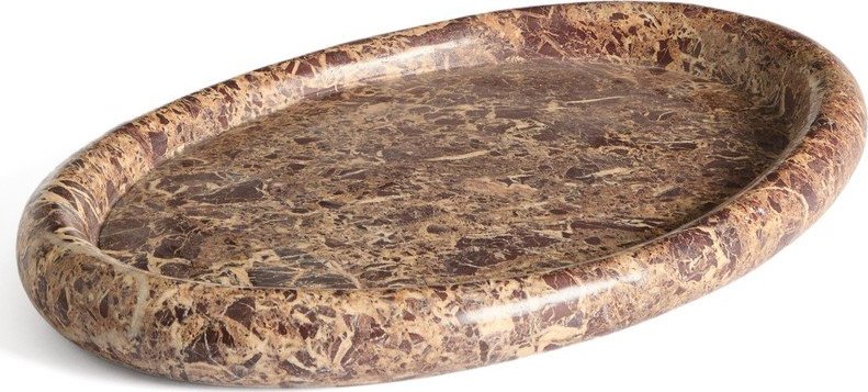 Mramorový dekorační tác 28x43 cm Lenorel – Kave Home