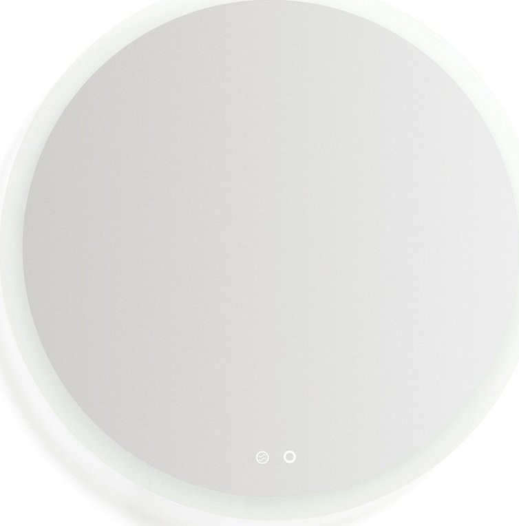 Nástěnné zrcadlo s osvětlením ø 80 cm Mervi – Kave Home