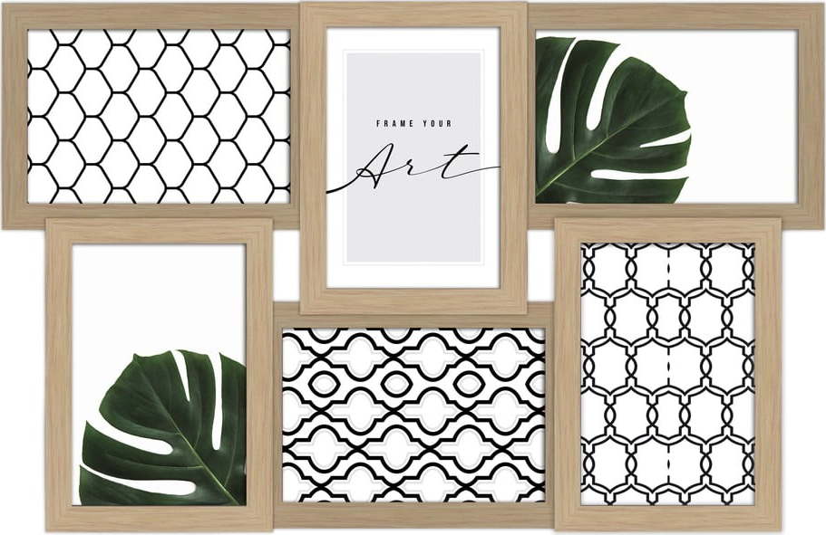 Rámeček na zeď v přírodní barvě 44x27 cm Beech – knor