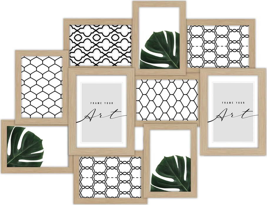 Rámeček na zeď v přírodní barvě 58x46 cm Beech – knor