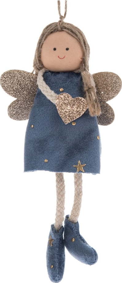 Textilní vánoční ozdoba 16 cm Angel – Dakls