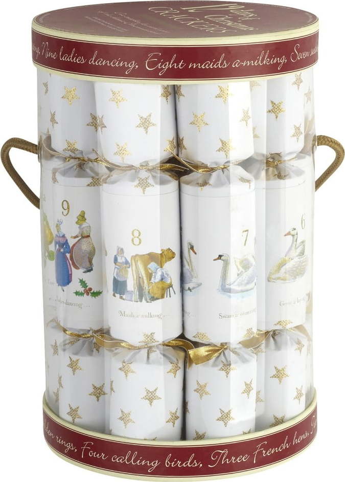 Vánoční crackery v sadě 12 ks 12 Days Stars – Robin Reed