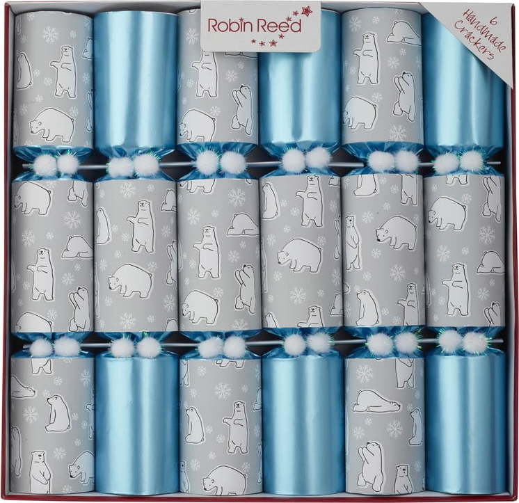 Vánoční crackery v sadě 6 ks Polar Bear – Robin Reed