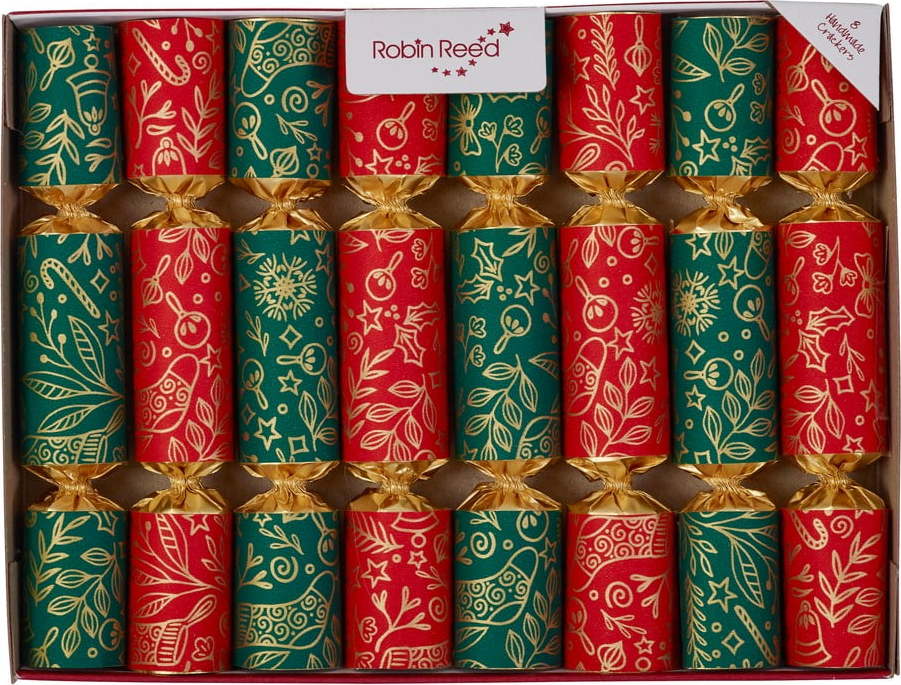 Vánoční crackery v sadě 8 ks Bon Bon – Robin Reed