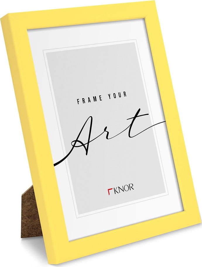 Žlutý rámeček na zeď 32x42 cm – knor