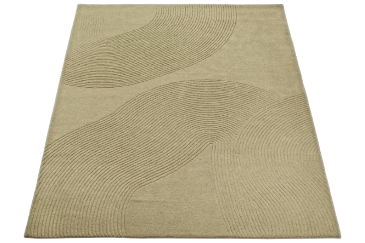 Bolia Béžový vlněný koberec Zen 170 x 240 cm