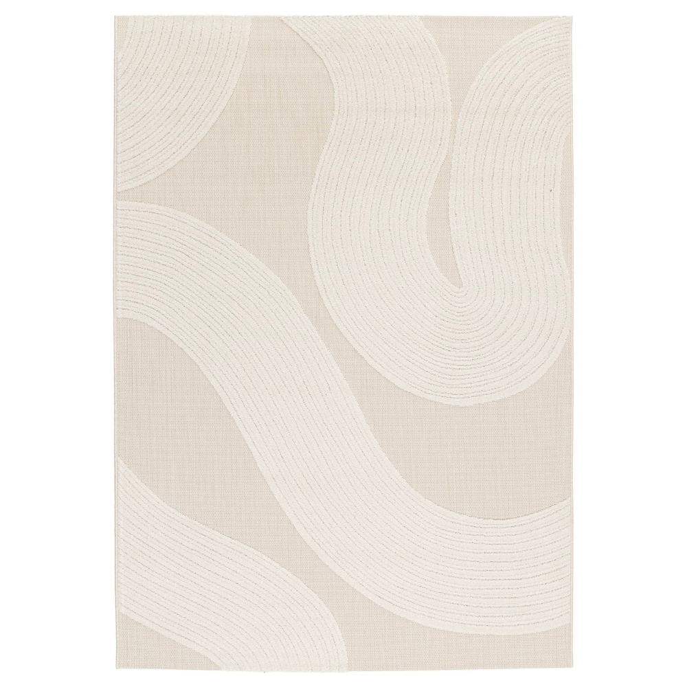 Fargotex Světle béžový zahradní koberec Via 160 x 230 cm