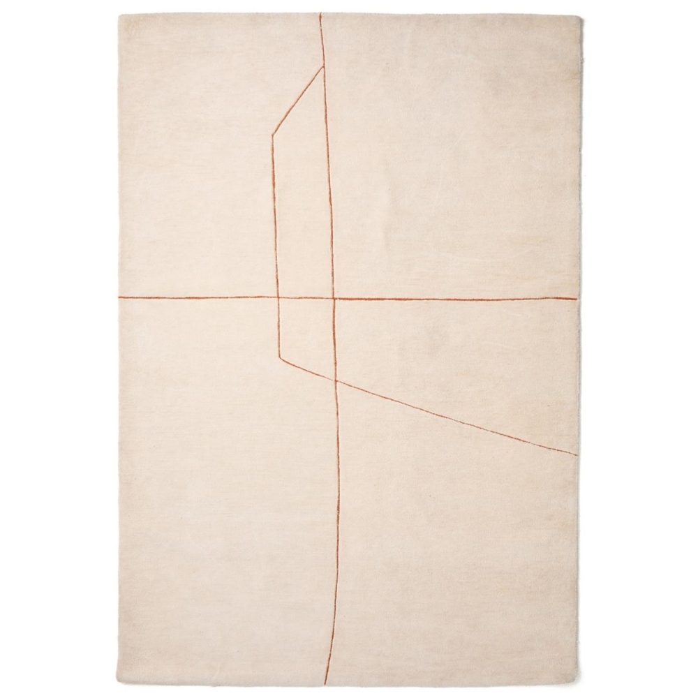 Kave Home Béžový koberec Delide 200 x 300 cm