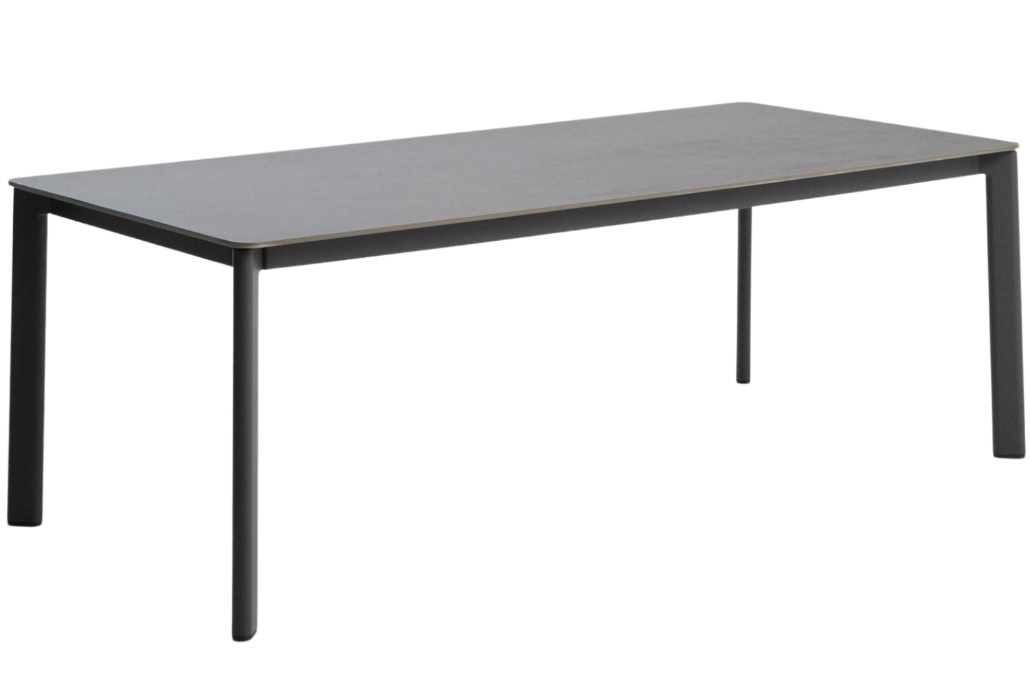 Kave Home Šedý stůl s keramickou deskou Anafi 220 x 100 cm