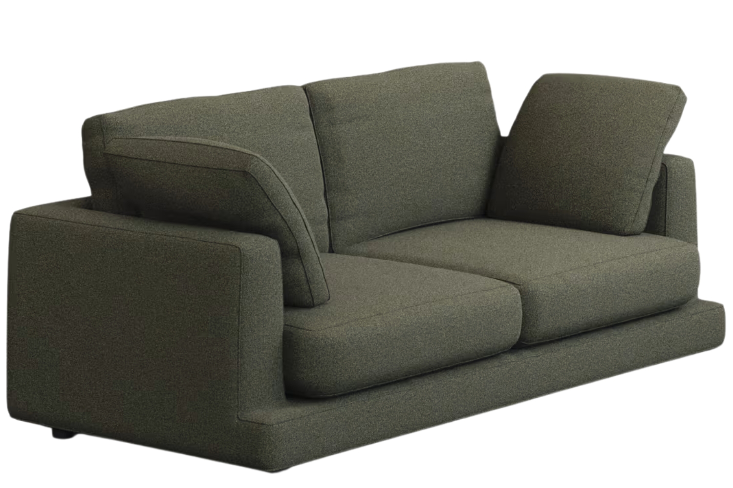 Kave Home Zelená dvoumístná pohovka Gala 210 cm