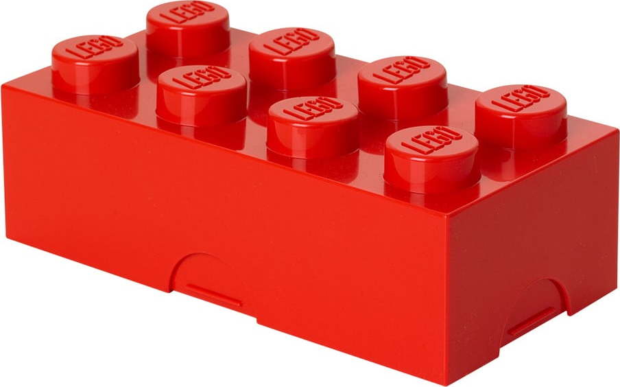Červený plastový dětský úložný box 20x10x7 cm – LEGO®