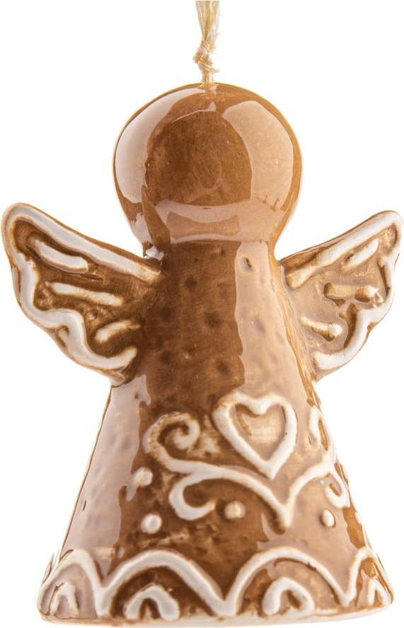 Keramická vánoční ozdoba 7 cm Angel – Dakls
