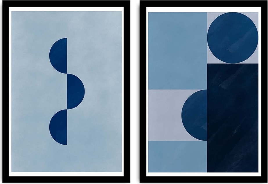 Obrazy v sadě 2 ks 36x51 cm Shapes – Wallity