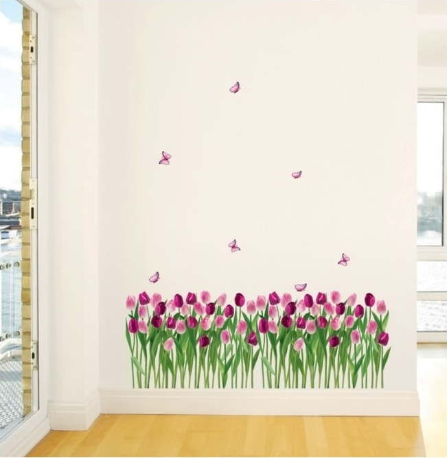 Samolepka Ambiance Dreaming Tulips