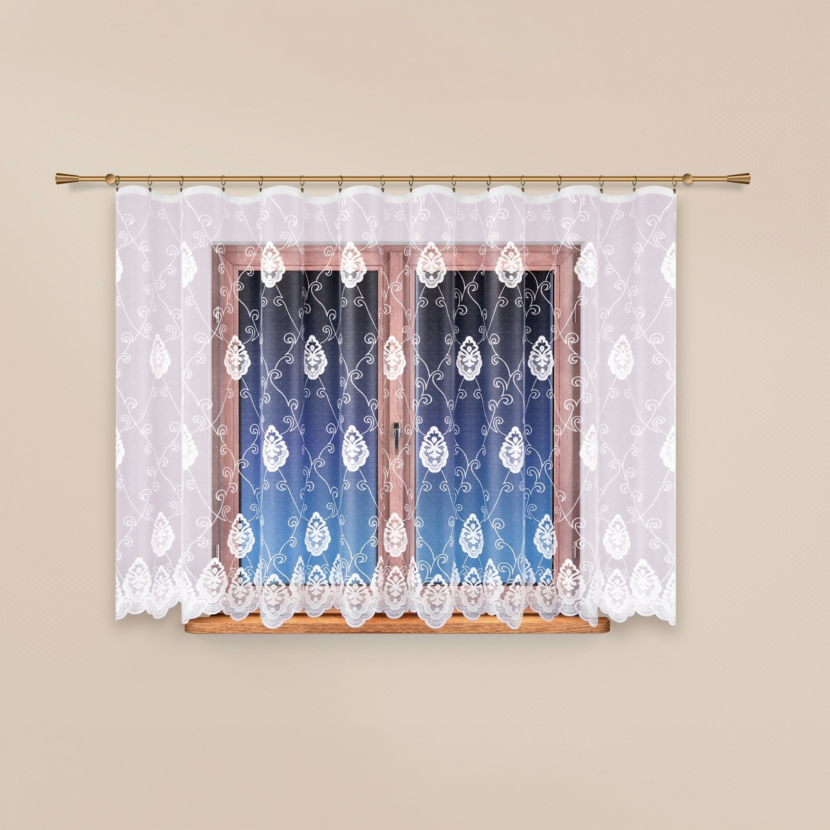 4Home Záclona Castle rovná