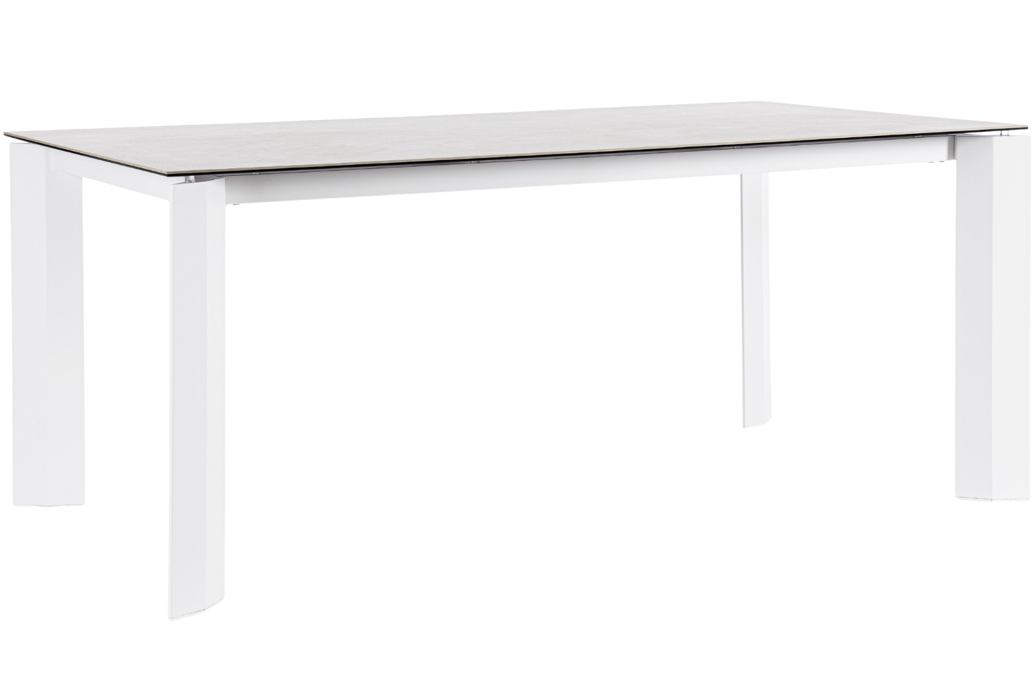 Bizzotto Bílý keramický zahradní rozkládací stůl Otavio 180 x 95 cm