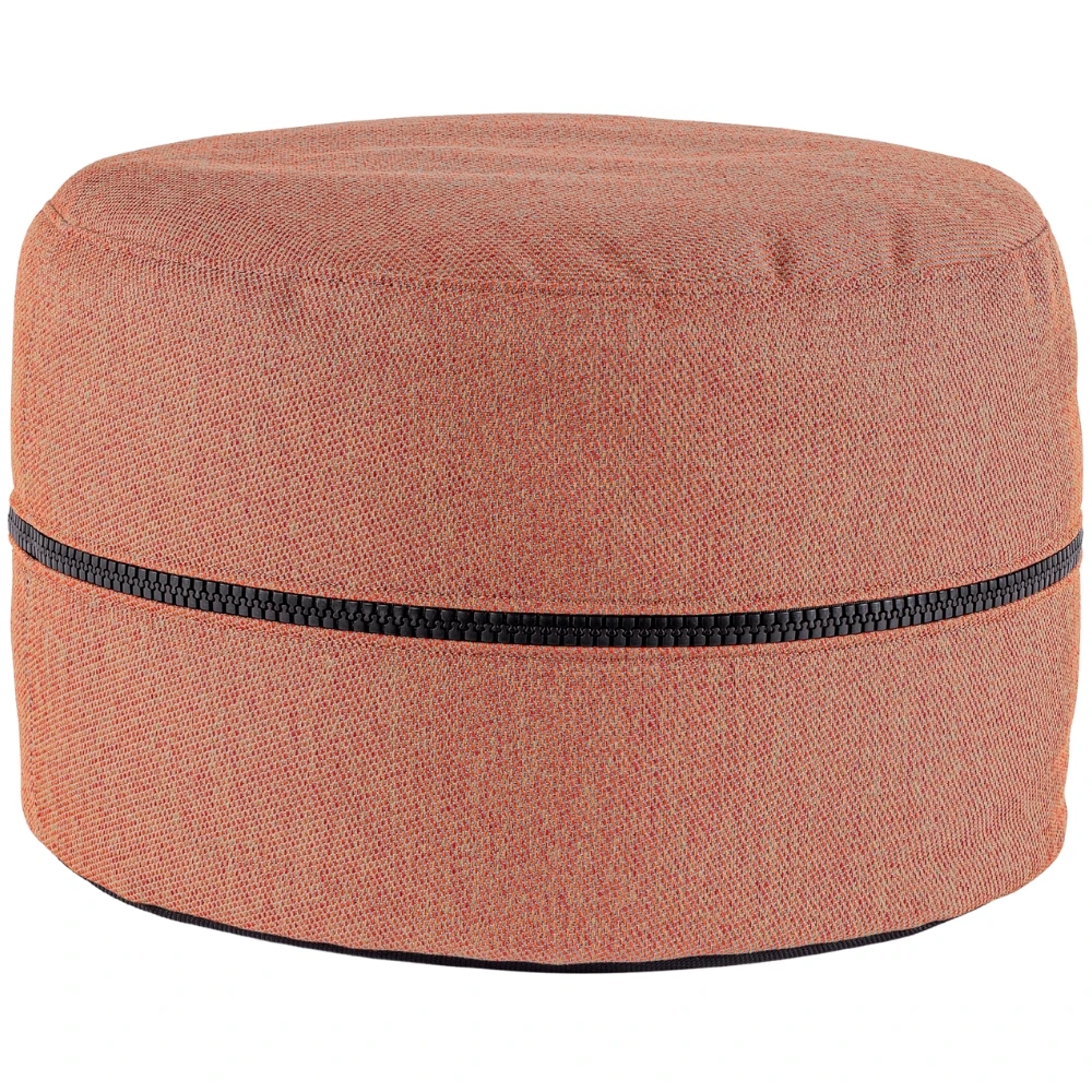 Bizzotto Oranžový zahradní puf Gulizar Ø 50 cm
