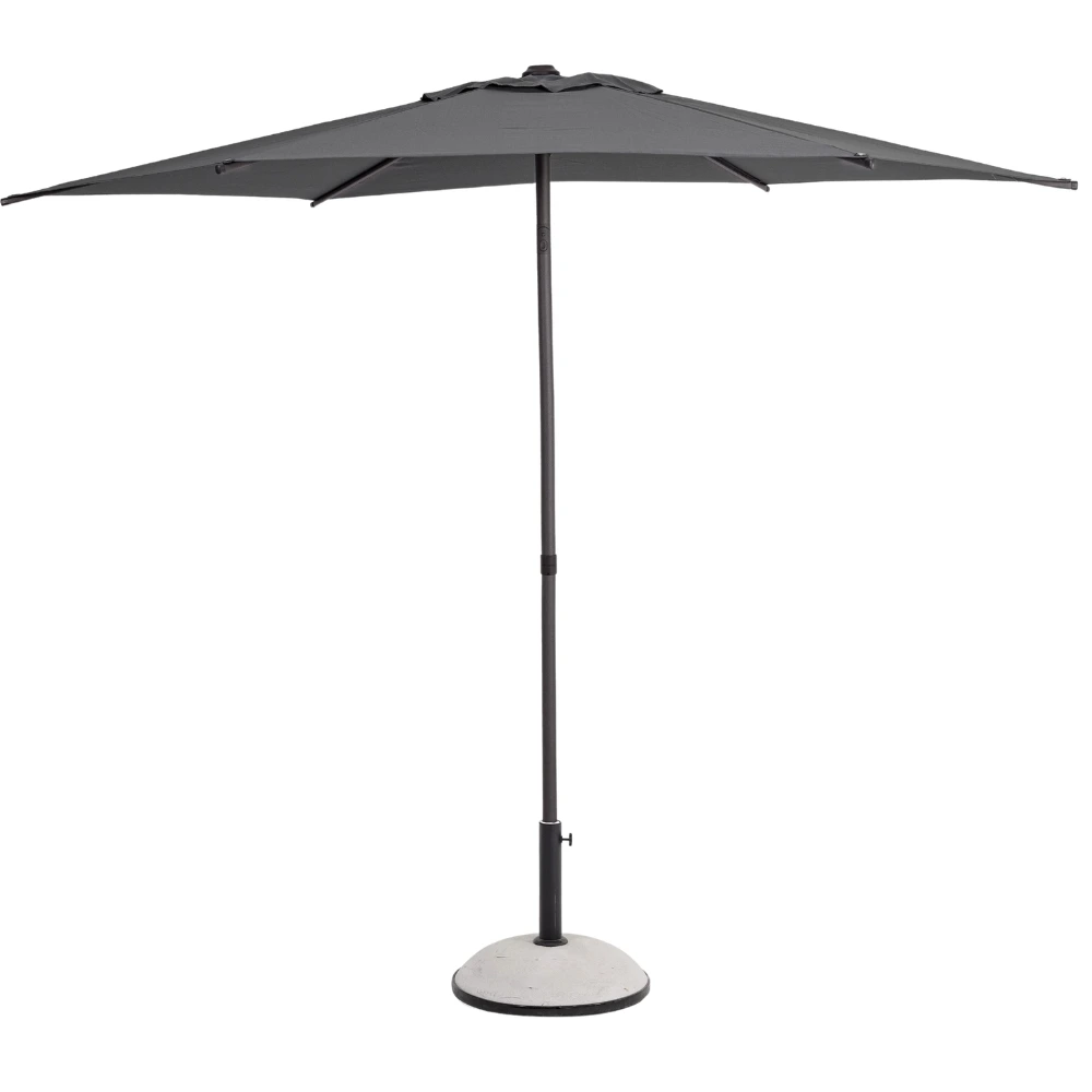 Bizzotto Šedý slunečník Samba Ø 270 cm
