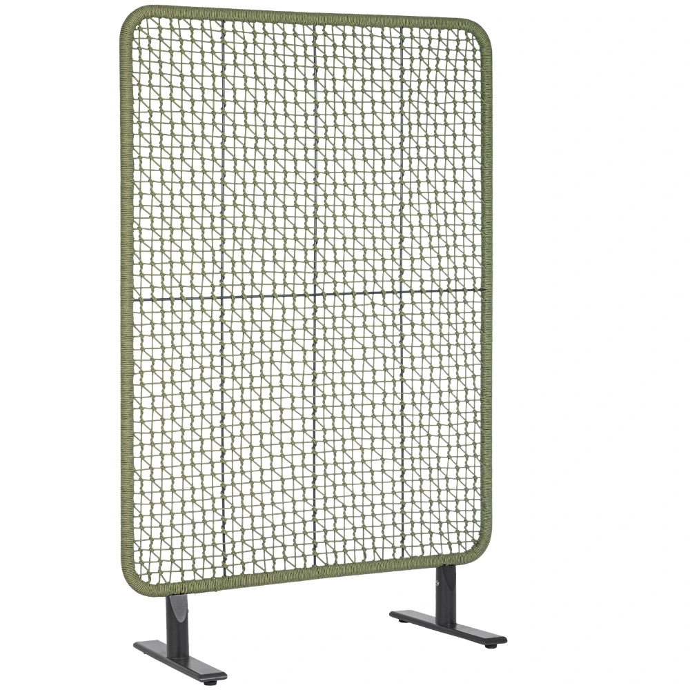 Bizzotto Zelený kovový paraván Babilo 180 cm